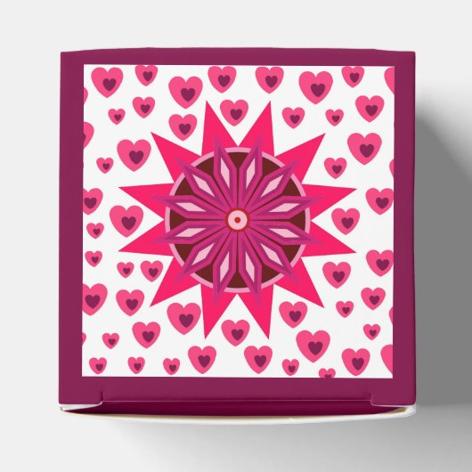 ガールフレンドの彼氏の友人への愛のバレンタインギフト フェイバーボックス (上部)