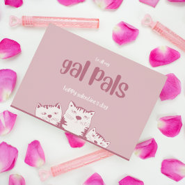 ガールフレンドの日 ガレンタインズデー 可愛いバレンタインデー シーズンポストカード