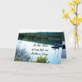 ガールフレンドの母の日のジョーク カード (黄色い花)