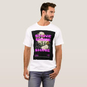 ガールフレンドの猫写真カスタムTシャツが大好き Tシャツ (正面フル)