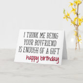 ガールフレンドの誕生日おもしろい、ギフトの十分な カード (黄色い花)