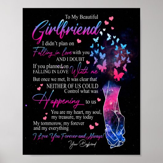 ガールフレンドの贈り物 |ガールフレンドへの手紙 ポスター (正面)