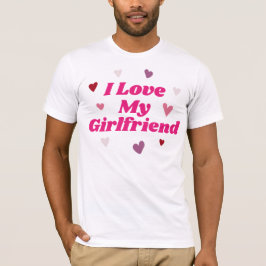 ガールフレンドのTシャツが大好き Tシャツ