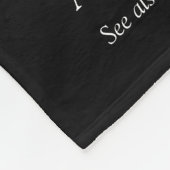 ガールフレンドクール定義おもしろい白黒 フリースブランケット (角)