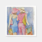 ガールフレンドショッピング紙ナプキンス スタンダードカクテルナプキン (正面)