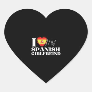 ガールフレンドスペインのの国籍数々の士が好き ハートシール