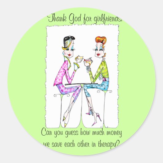 ガールフレンドセラピーバイコレーネケネディ ラウンドシール (正面)