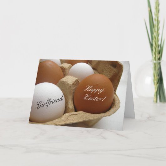 ガールフレンドハッピーイースター シーズンカード (正面)
