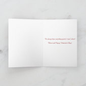 ガールフレンドハッピーバレンタインデーおもしろカード カード (内部)