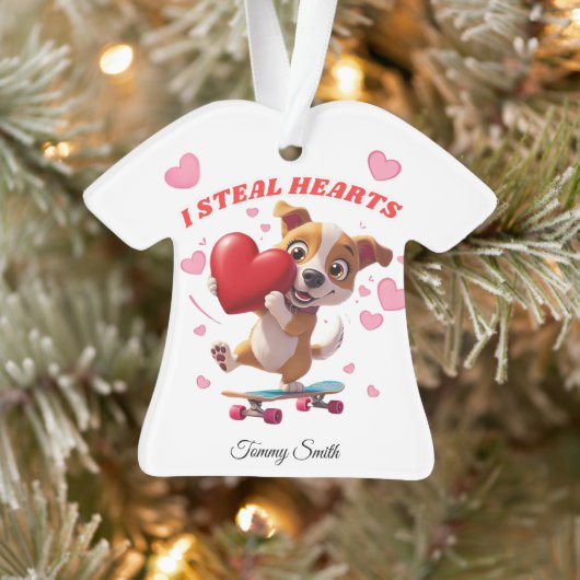 ガールフレンドモダンギフトのバレンタインオーナメント オーナメント (ツリー)