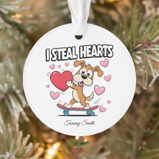 ガールフレンドモダンギフトのバレンタインオーナメント オーナメント (ツリー)