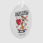 ガールフレンドモダンギフトのバレンタインオーナメント オーナメント (正面)