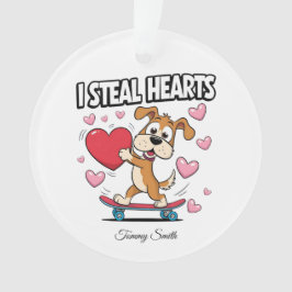 ガールフレンドモダンギフトのバレンタインオーナメント オーナメント