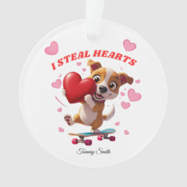 ガールフレンドモダンギフトのバレンタインオーナメント オーナメント