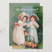 ガールフレンドヴィンテージ 招待状 (正面/裏面)