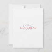 ガールフレンド夜RSVPカード2 出欠カード (裏面)