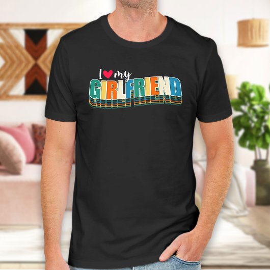 ガールフレンド大好きバレンタインのTシャツ Tシャツ