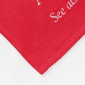 ガールフレンド定義クールおもしろい赤 フリースブランケット (角)