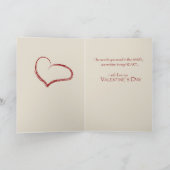 ガールフレンド書愛Seand Valentine's シーズンカード (内部)