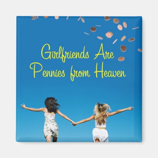 ガールフレンド磁石 マグネット (正面)