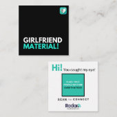 ガールフレンド素材 スクエア名刺 (正面/裏面)