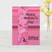 ガールフレンド・ハッピーマザーズデイバラカード カード (黄色い花)