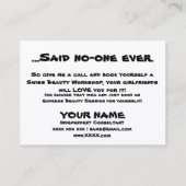 ガールフレンド 名刺 (裏面)