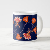 ガールフレンド、妻、夫のためのバレンタインの贈り物 ジャンボコーヒーマグカップ (正面右)