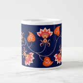 ガールフレンド、妻、夫のためのバレンタインの贈り物 ジャンボコーヒーマグカップ (正面)