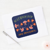 ガールフレンド、妻、夫のためのバレンタインの贈り物 スクエアシール (封筒)