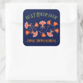 ガールフレンド、妻、夫のためのバレンタインの贈り物 スクエアシール (バッグ)