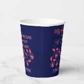 ガールフレンド、妻、夫のためのバレンタインの贈り物 紙コップ (右)