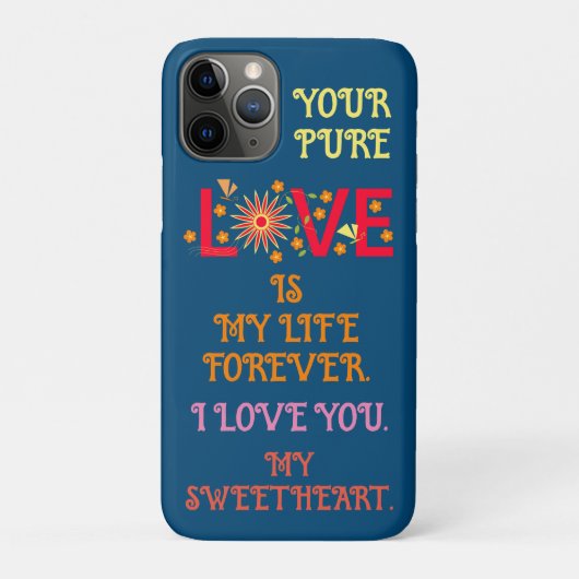 ガールフレンド、妻、夫のためのバレンタインの贈り物 Case-Mate iPhoneケース (裏)