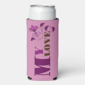 ガールフレンド、妻、夫のための私の愛の贈り物 スリム缶クーラー (Seltzer正面)