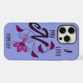 ガールフレンド、妻、夫、ボーイフレンド、ママのためのギフト iPhoneケース (裏面横)