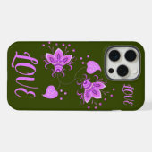 ガールフレンド、妻、夫、ボーイフレンド、ママのためのギフト iPhoneケース (裏面横)