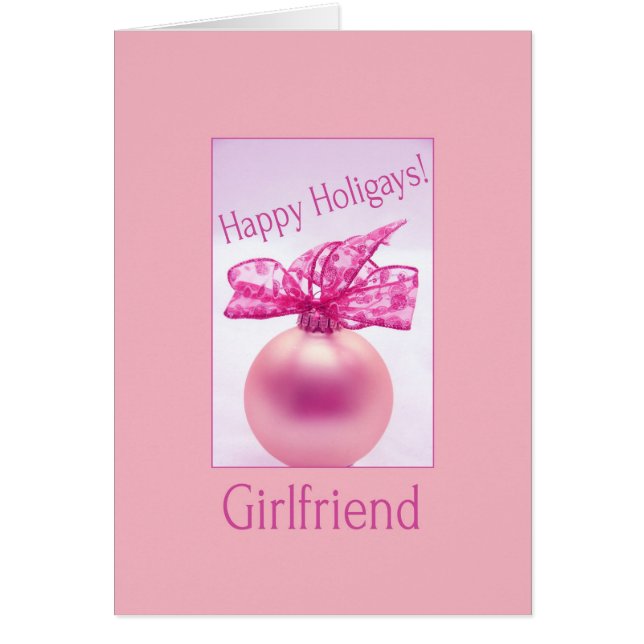 ガールフレンド – Happy Holigays Card (Lesbian X-mas) (正面)