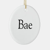 ガールフレンドBae定義の夫の妻 セラミックオーナメント (右)