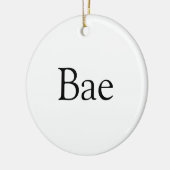 ガールフレンドBae定義の夫の妻 セラミックオーナメント (左)