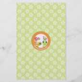 ガールフロッグ赤ちゃんシャワー予測活動シート チラシ (裏面)