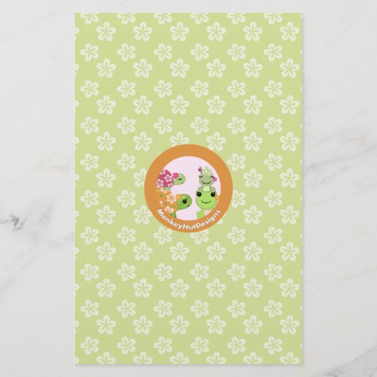 ガールフロッグ赤ちゃんシャワー予測活動シート チラシ (裏面)