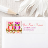 ガールフール – カスタム差出人住所ラベル ラベル (インサイチュ)