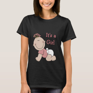 ガールブラックマタニティシャツ Tシャツ