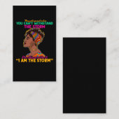 ガールブラ誇りを持ったックアフリカ系アメリカン伝統 名刺 (正面/裏面)