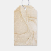 ガールブルーバルーン緑の赤ちゃんシャワーありがとう ギフトタグ (裏面)