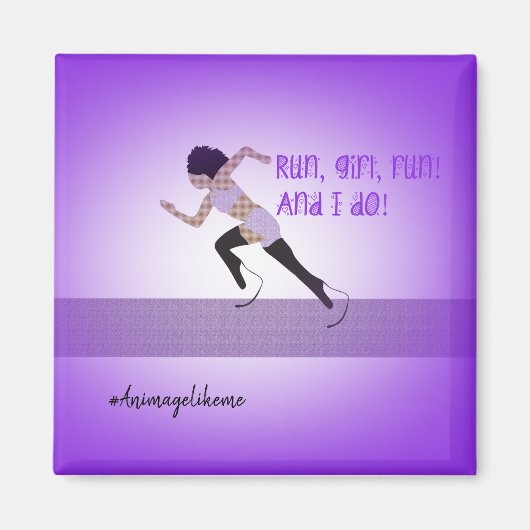 ガールブレードランナーマグネット マグネット (正面)