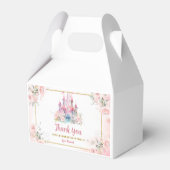 ガールプリンセス王室のキャッスルフィフス誕生日 フェイバーボックス (裏面サイド)