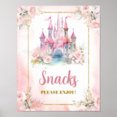 ガールプリンセス王室のキャッスル5th誕生日スナック ポスター (正面)