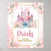 ガールプリンセス王室のキャッスル5th誕生日ドリンク ポスター (正面)
