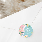 ガールプールパーティー誕生日パーティー ラウンドシール